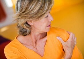 shoulder pain with osteoarthritis of the ankle