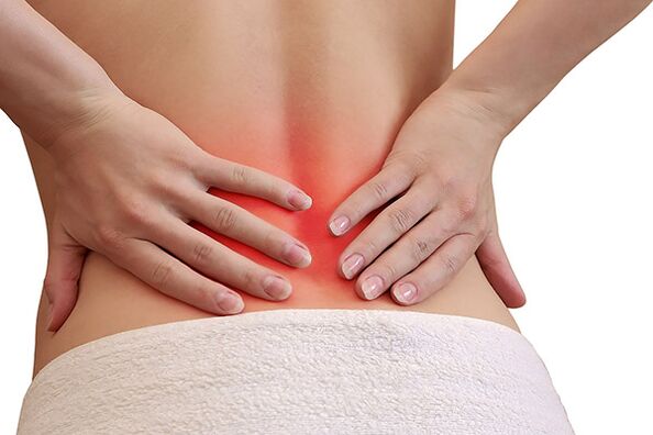 back pain is reflected in thoracic osteochondrosis