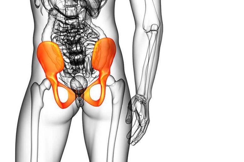 pelvic displacement and coccygeal pain